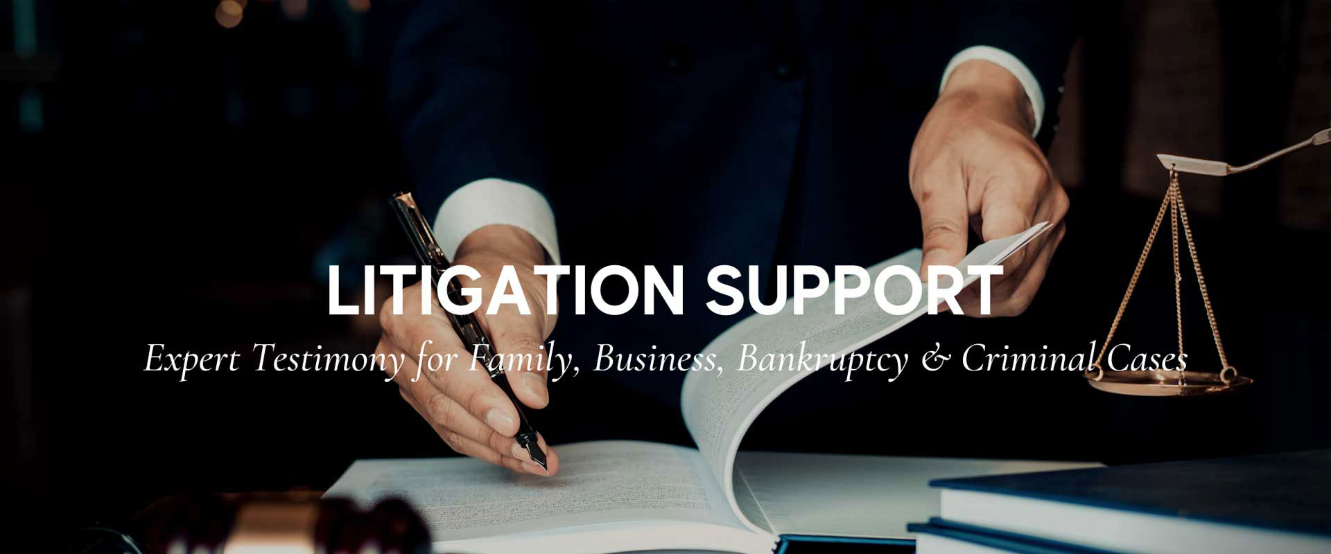 Testifying Expert Services - Litigation - Valuation Fraud & Forensics - Texas